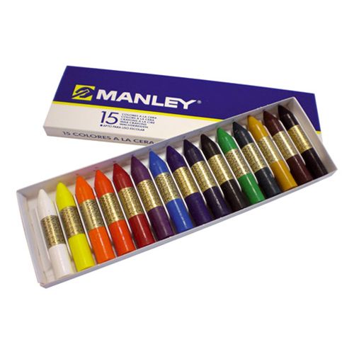 CERAS MANLEY 15-Colores (Uso Escolar) » OFIPAPEL