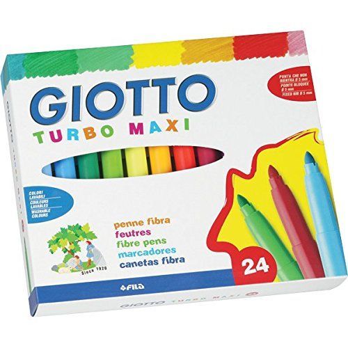 Rotuladores giotto turbo maxi 24 colores – Papelería Lozano