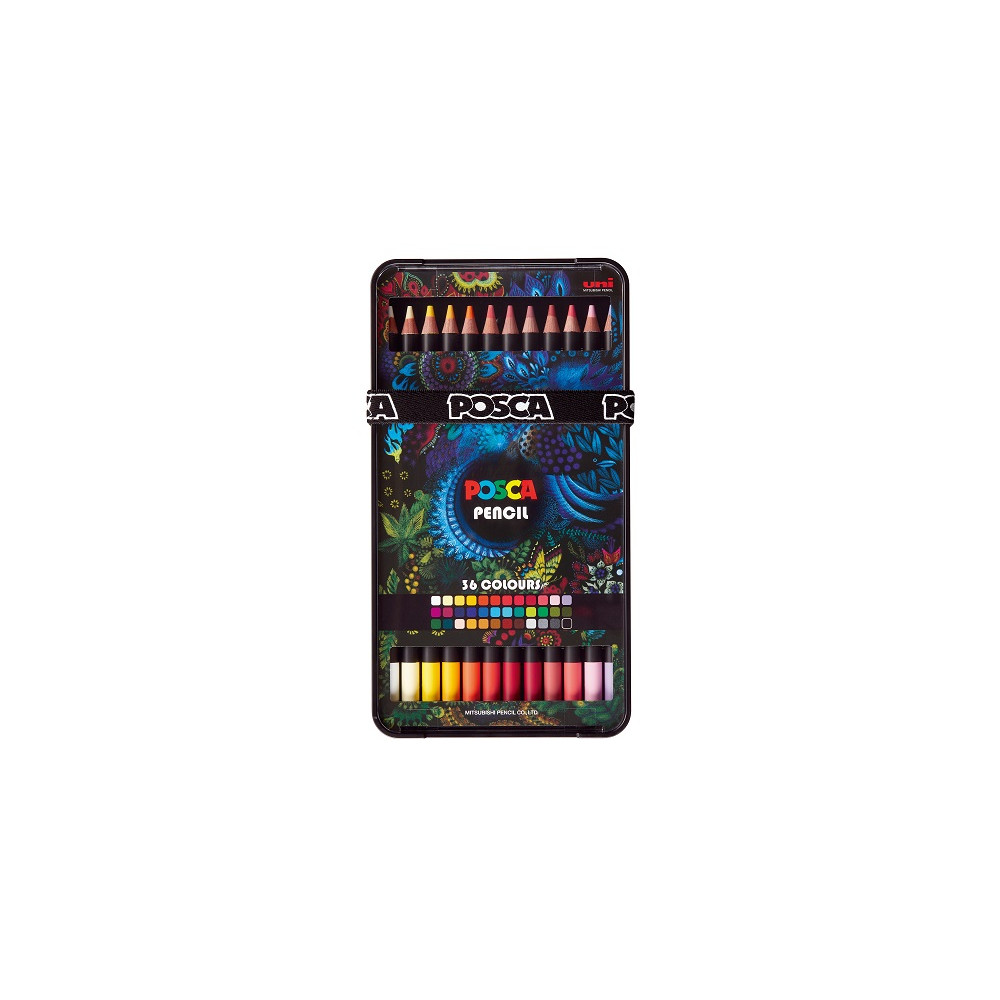 Posca Pencil óleo caja 36 colores – Papelería Lozano
