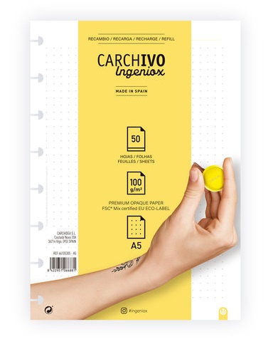 RECAMBIO A5 DOTS INGENIOX CARCHIVO