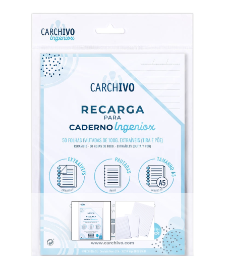 RECAMBIO A5 RAYADO INGENIOX CARCHIVO